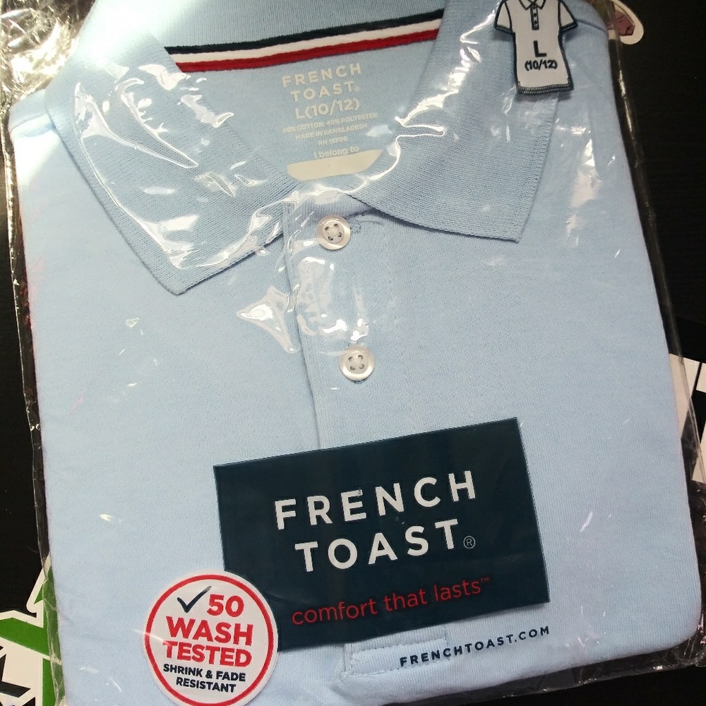 Size L 10-12 Boys French Toast Shirt